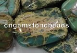 CIJ22 15.5 inches 30*40mm rectangle impression jasper beads wholesale