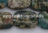 CIJ72 15.5 inches 12*16mm rectangle impression jasper beads wholesale