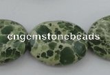 CIJ80 15.5 inches 13*18mm oval impression jasper beads wholesale