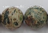 CIJ86 15.5 inches 18mm round impression jasper beads wholesale