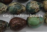 CIJ98 15.5 inches 15*20mm teardrop impression jasper beads wholesale