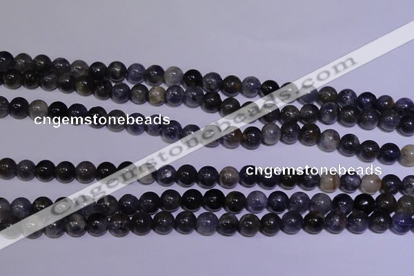 CIL01 15.5 inches 6mm round natural iolite gemstone beads