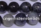 CIL08 15.5 inches 11mm round natural iolite gemstone beads