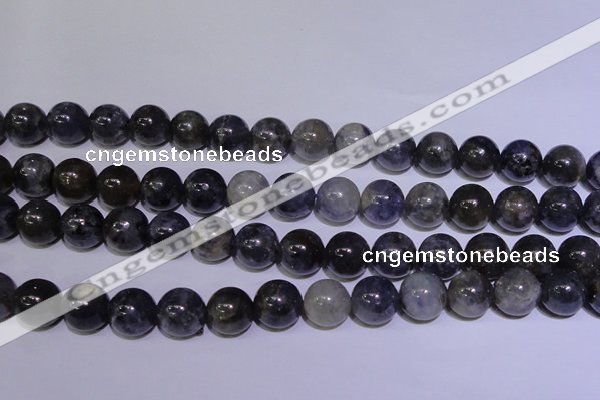 CIL08 15.5 inches 11mm round natural iolite gemstone beads