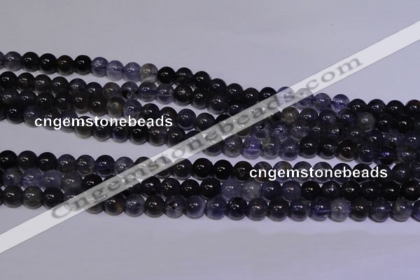 CIL10 15.5 inches 5mm round A grade natural iolite gemstone beads