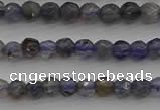 CIL116 15.5 inches 3mm faceted round iolite gemstone beads