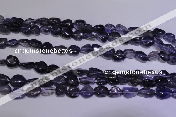 CIL44 15.5 inches 8*10mm nuggets natural iolite gemstone beads