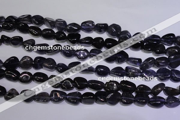 CIL46 15.5 inches 6*8mm – 8*11mm nuggets natural iolite gemstone beads