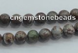 CJA01 15.5 inches 8mm round green jasper beads wholesale