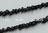 CJB31 16 inches 3*6mm chips natural jet gemstone beads wholesale