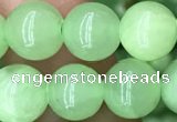 CJB310 15.5 inches 8mm round dyed green jade gemstone beads