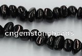 CJB32 16 inches 7*10mm chips natural jet gemstone beads wholesale