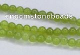 CKA01 15.5 inches 4mm round Korean jade gemstone beads