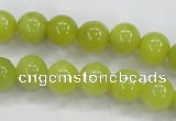 CKA05 15.5 inches 10mm round Korean jade gemstone beads