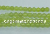 CKA102 15.5 inches 5mm round Korean jade gemstone beads