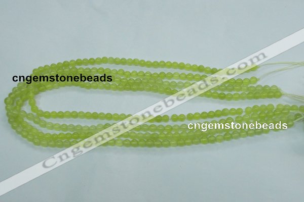 CKA102 15.5 inches 5mm round Korean jade gemstone beads