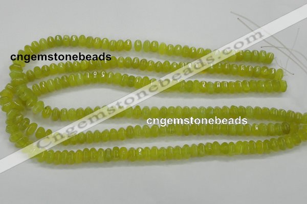 CKA12 15.5 inches 5*8mm rondelle Korean jade gemstone beads