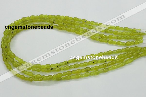 CKA18 15.5 inches 5*11mm bone Korean jade gemstone beads