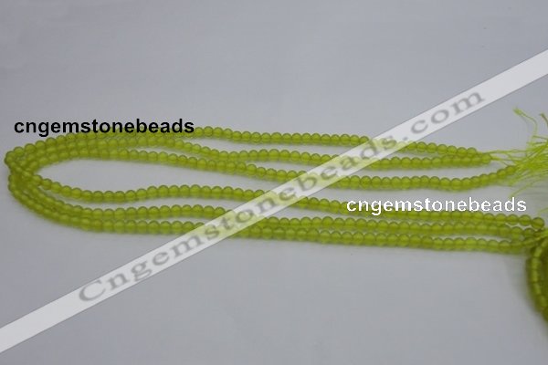 CKA201 15.5 inches 4mm round Korean jade gemstone beads