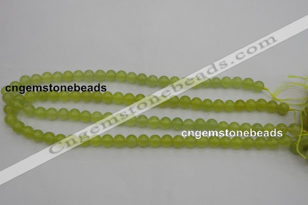 CKA203 15.5 inches 8mm round Korean jade gemstone beads