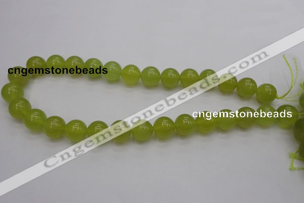 CKA206 15.5 inches 14mm round Korean jade gemstone beads