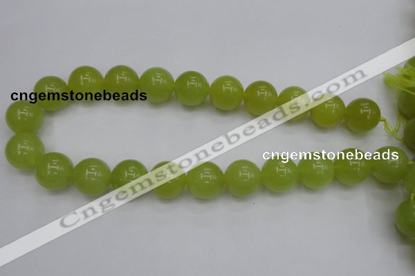 CKA208 15.5 inches 18mm round Korean jade gemstone beads