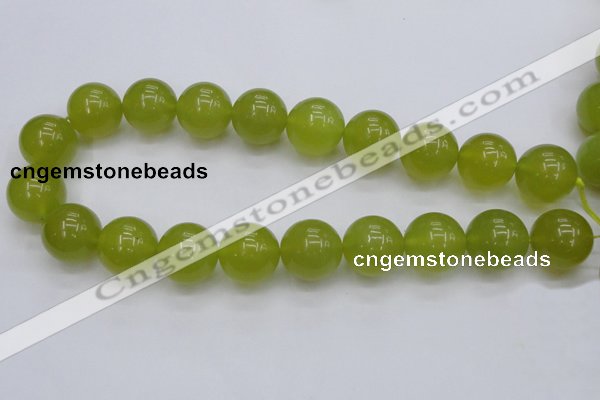 CKA209 15.5 inches 20mm round Korean jade gemstone beads