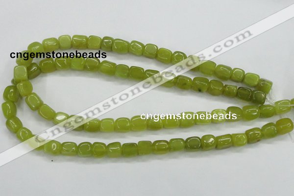 CKA23 15.5 inches 7*10mm nugget Korean jade gemstone beads