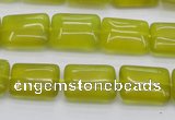 CKA261 15.5 inches 12*16mm rectangle Korean jade gemstone beads