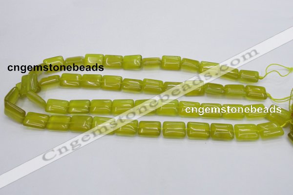 CKA261 15.5 inches 12*16mm rectangle Korean jade gemstone beads