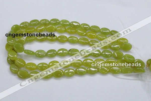 CKA33 15.5 inches 12*16mm oval Korean jade gemstone beads