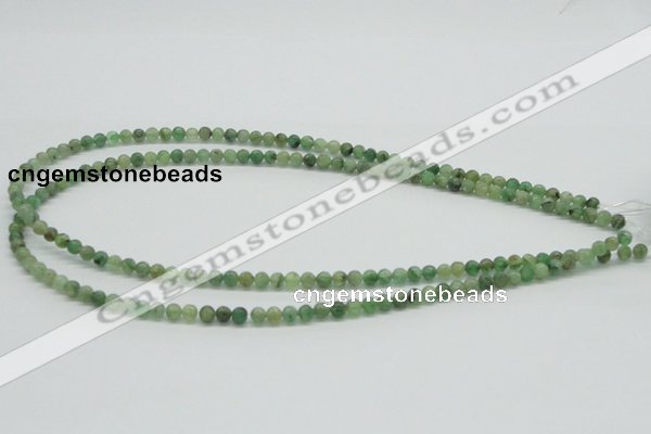 CKC100 16 inches 5mm round natural green kyanite beads wholesale
