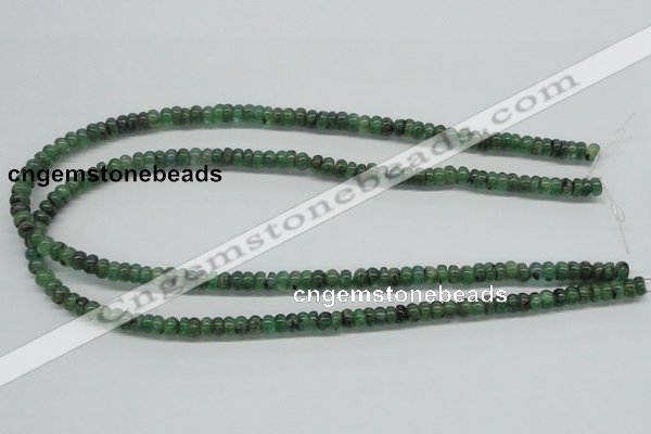 CKC103 16 inches 4*6mm rondelle natural green kyanite beads wholesale