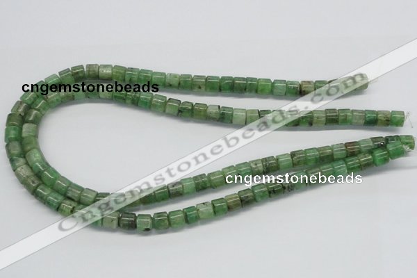 CKC104 16 inches 6*8mm column natural green kyanite beads wholesale