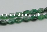 CKC109 16 inches 6*8mm oval natural green kyanite beads wholesale