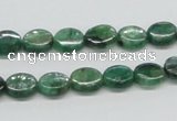 CKC110 16 inches 8*10mm oval natural green kyanite beads wholesale