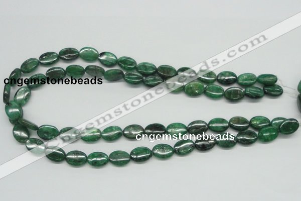 CKC112 16 inches 10*14mm oval natural green kyanite beads wholesale