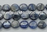 CKC202 15.5 inches 10mm flat round natural kyanite beads wholesale