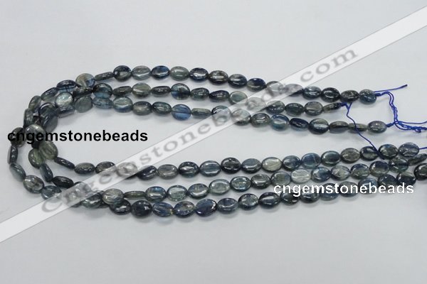 CKC204 15.5 inches 8*10mm oval natural kyanite beads wholesale