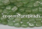 CKC259 15.5 inches 6*8mm rectangle natural green kyanite beads