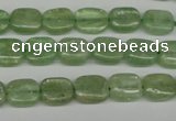 CKC260 15.5 inches 8*10mm rectangle natural green kyanite beads