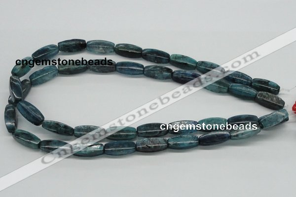 CKC32 16 inches 8*20mm faceted rice natural kyanite beads