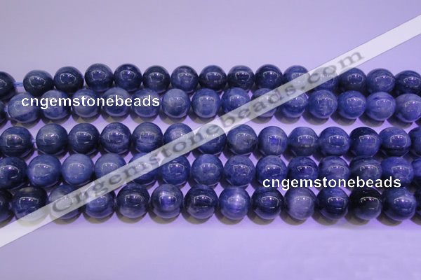 CKC406 15.5 inches 10mm round A grade natural blue kyanite beads