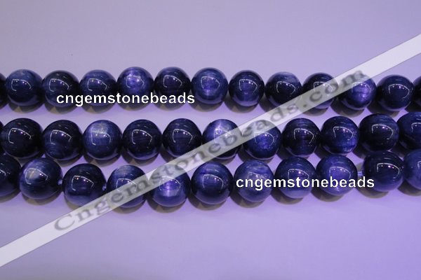 CKC428 15.5 inches 14mm round AAA grade natural blue kyanite beads