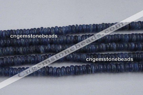 CKC504 15.5 inches 4*12mm rondelle natural Brazilian kyanite beads