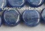 CKC517 15.5 inches 20mm flat round natural Brazilian kyanite beads