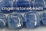 CKC525 15.5 inches 16mm square natural Brazilian kyanite beads