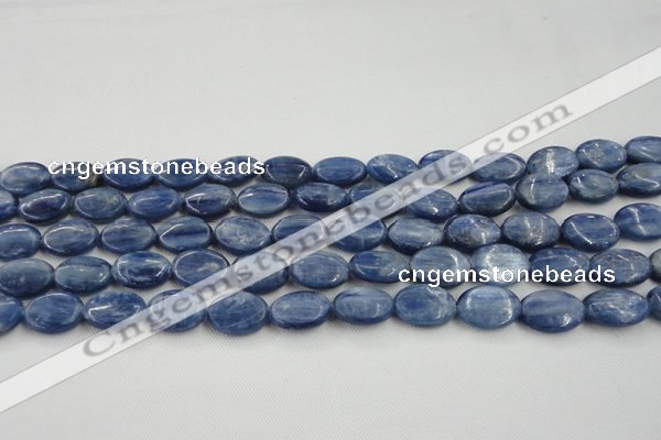 CKC532 15.5 inches 8*10mm oval natural Brazilian kyanite beads