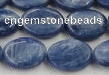 CKC534 15.5 inches 10*14mm oval natural Brazilian kyanite beads