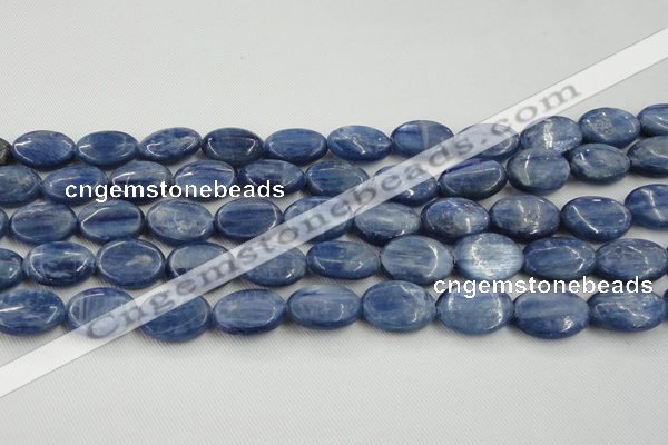 CKC534 15.5 inches 10*14mm oval natural Brazilian kyanite beads